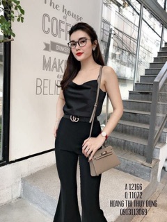 ÁO LỤA 2 DÂY CỔ ĐỔ HOTTREND ẢNH THẬT + Video