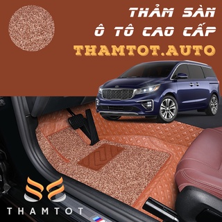 Thảm lót sàn ô tô 5d 6d kia sedona da pu cao cấp, giá xưởng, không mùi, chống nước 100%_thamtot90