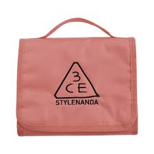Túi đựng mỹ phẩm 3ce Wash Bag Small Đen Hồng