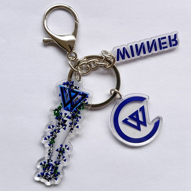 Móc Khóa Ba Mảnh Hình Nhóm Nhạc Hàn Quốc IKON SHINEE WINNER 2022