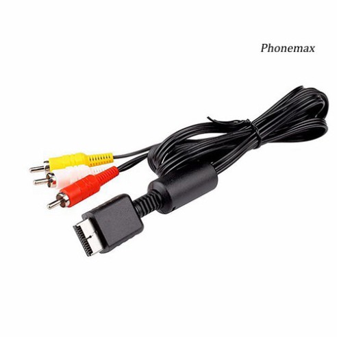 (xả kho) Dây Cáp Av Tới 3 Rca Tv Cho Máy Chơi Game Sony Playstation Ps 1 / 2 / 3