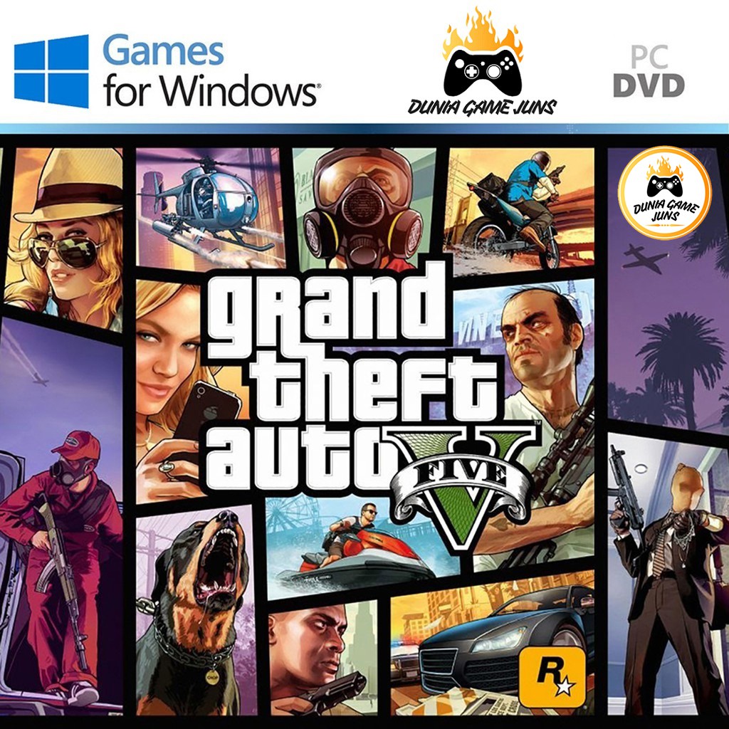 Máy Chơi Game Gta 5 (Grand Theft Auto V) - CD / DVD - PC Và Laptop