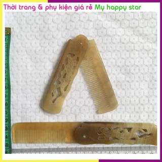 Lược chải tóc sừng bò châu Phi