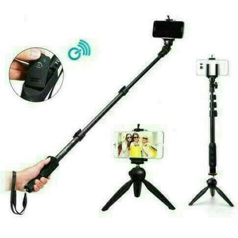 Yunteng Túi Đựng Gậy Chụp Ảnh Selfie Bluetooth Yt 1288 + Tripod Yt 228