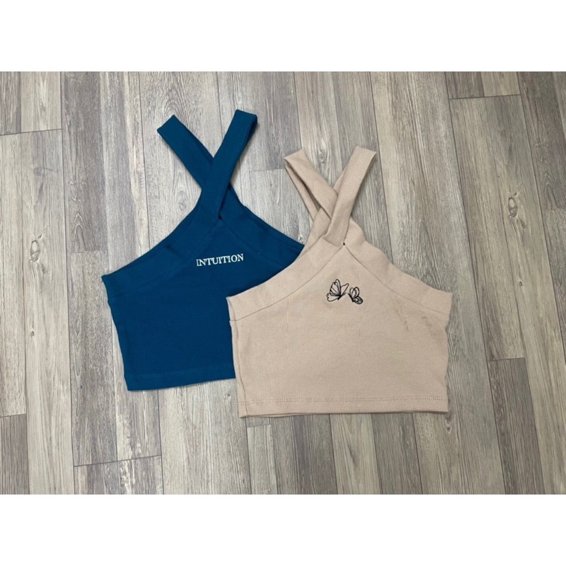 Áo cổ chéo F21