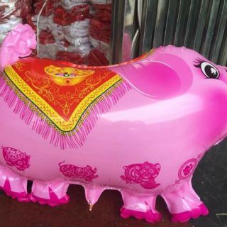 Combo 100 bóng bay hình con lợn
