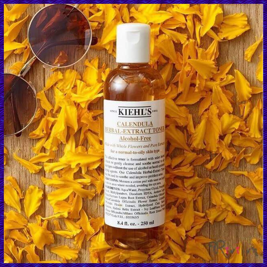 [MADE IN USA]Toner Hoa Cúc Kiehl s Calendula Herbal Extract Toner Alcohol - Toner Dưỡng Ẩm, Giảm Và Làm Dịu Sưng Mụn