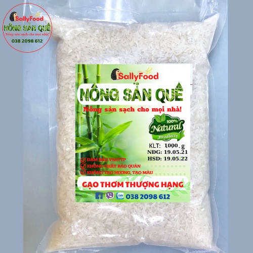 1KG GẠO ST25 NGON NHẤT THẾ GIỚI - ĐẶC SẢN SÓC TRĂNG - NÔNG SẢN QUÊ