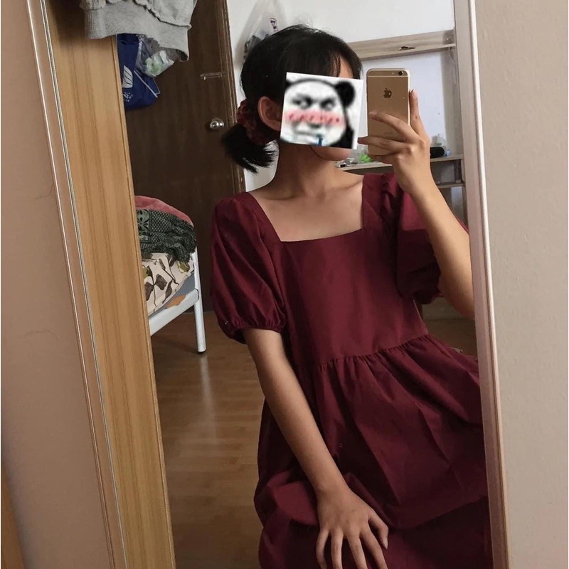 Váy babydoll bánh bèo chất liệu thô mềm | BigBuy360 - bigbuy360.vn