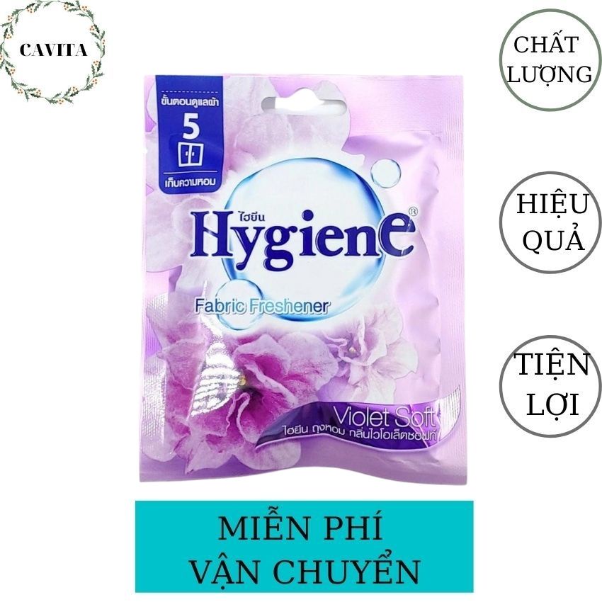 Túi Thơm Đậm Đặc Hygiene Thái Lan CAVITA giúp lưu hương trên quần áo suốt ngày dài, hương thơm nhẹ nhàng, dùn