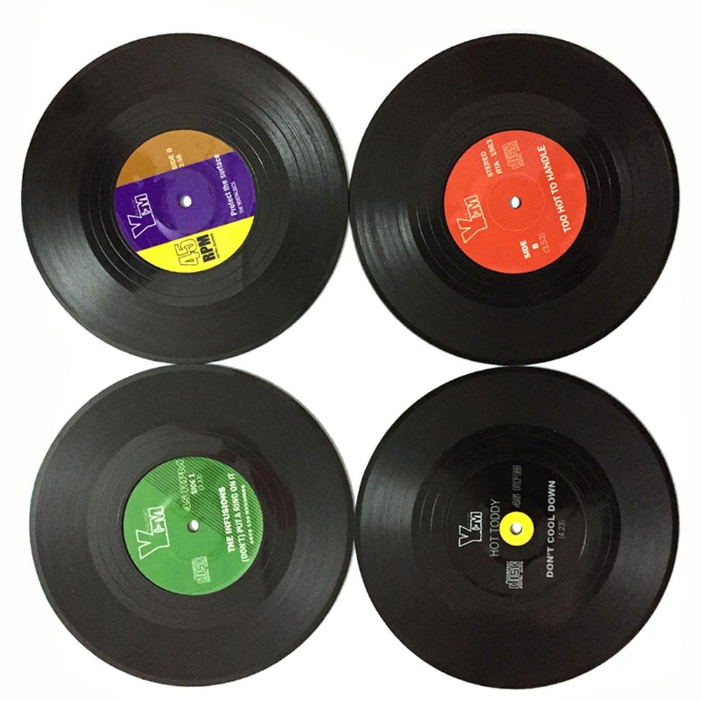 Đế Lót Ly Hình Tròn Bằng Vinyl Chống Trượt