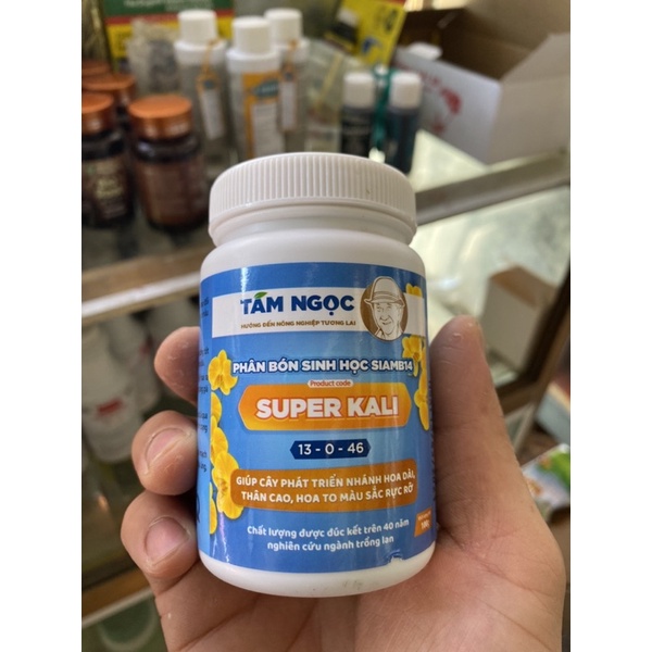 Super Kali Tám Ngọc (hũ 100gr) chuyên dùng Hoa Phong Lan &amp; Hoa Kiểng