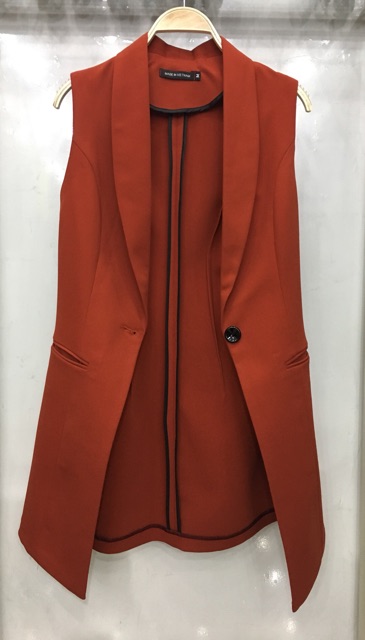 Áo ves gile dáng dài nhiều màu | BigBuy360 - bigbuy360.vn