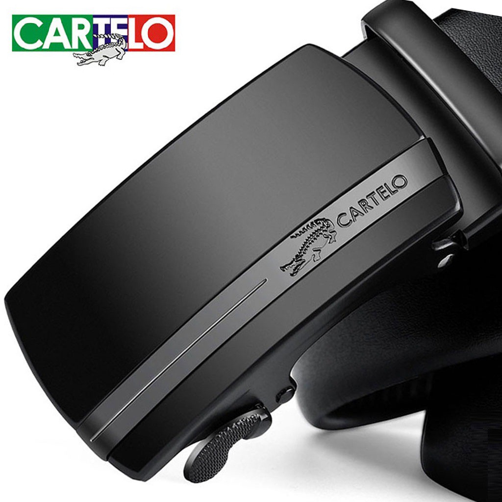 [Video SP Thật] Thắt lưng nam da bò Cartelo cao cấp TL-111i