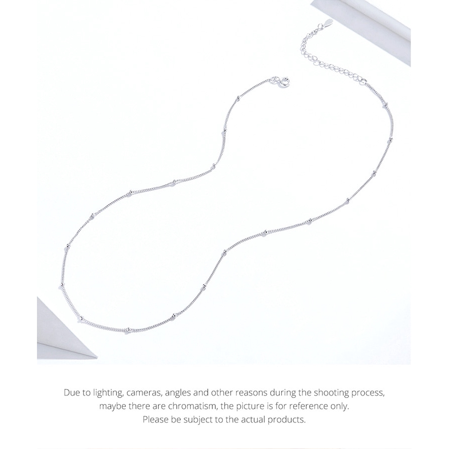 Dây chuyền Bamoer bạc 925 dài 45cm thời trang