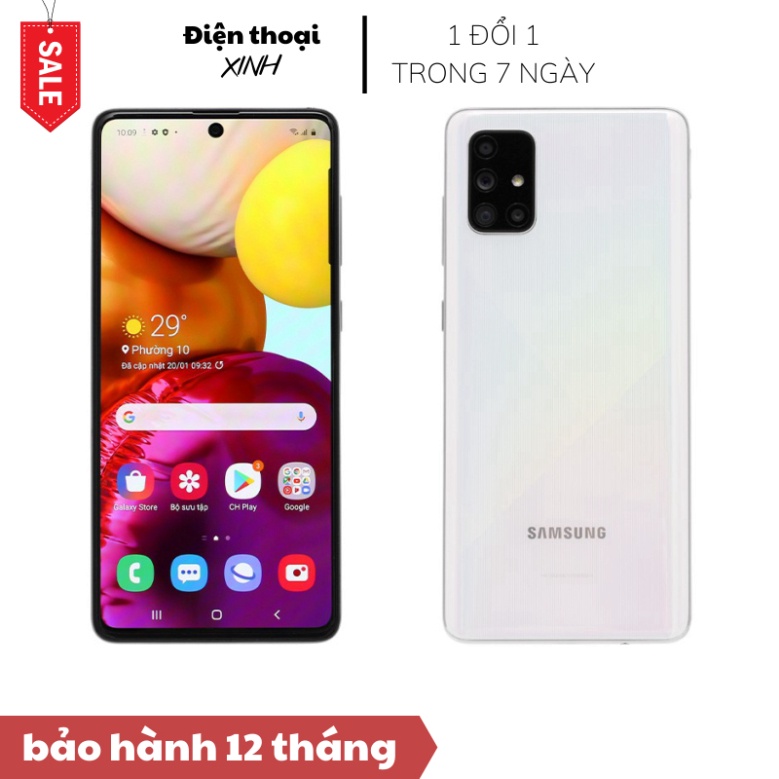 ĐIỆN THOẠI SAM SUNG GALAXY A71( 8GB/128GB) nguyên seal bảo hành chính hãng tại Điện Thoại Xinh | BigBuy360 - bigbuy360.vn