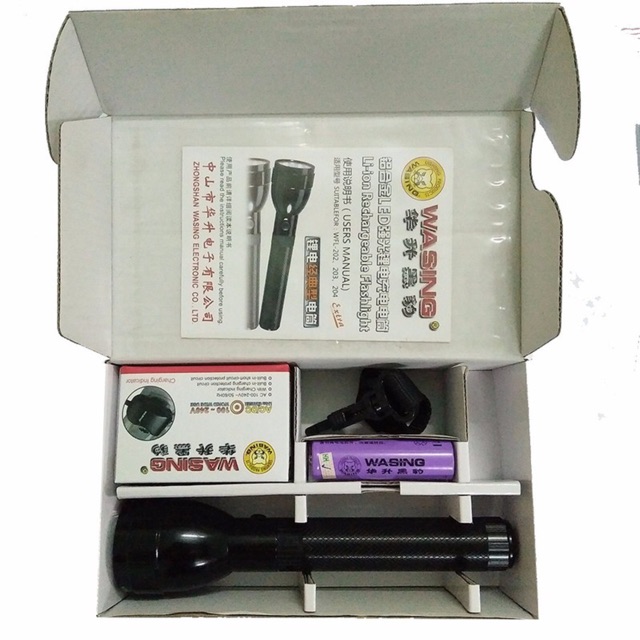 Video: Đèn pin Wasing 203 chính hãng