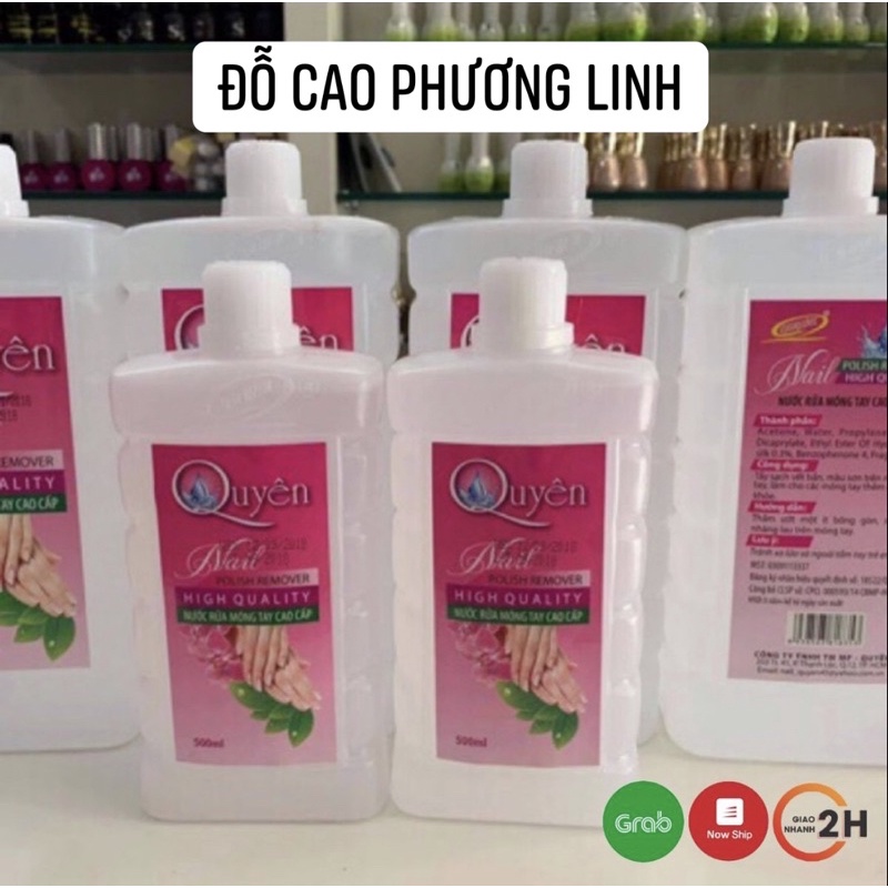 Axiton Quyên 1000ml , 500ml(nước rửa móng,nước ủ phá sơn gel Acetone)