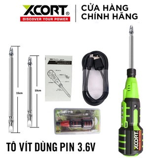 Tô vít dùng pin Tô vít điện Máy vặn vít 3.6v XCORT