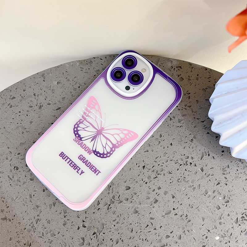 Ốp Điện Thoại Có Giá Đỡ Hình Bướm Dành Cho iphone7 / 7plus / 8 / 8plus / xs / 11 / 12 / 13 / 14 / pro / max / plus / promax