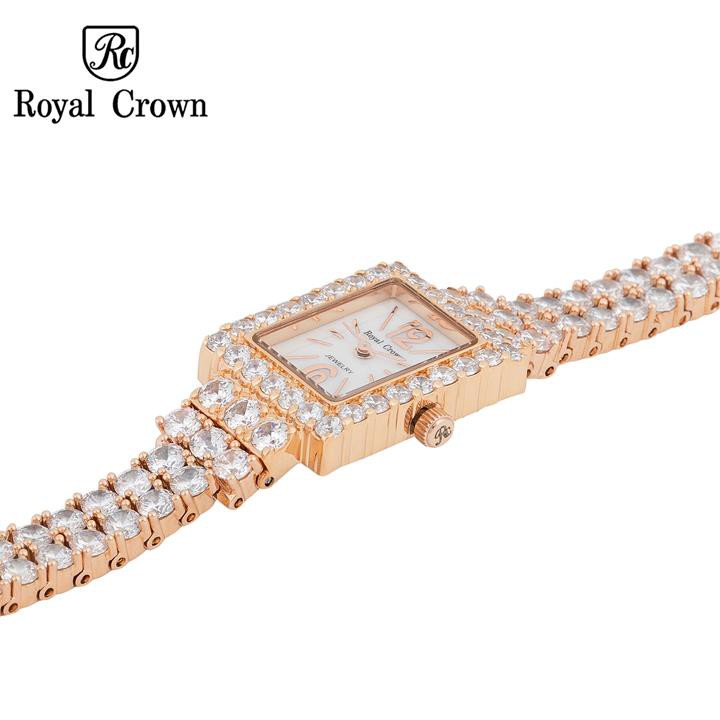 Đồng hồ nữ chính hãng Royal Crown Italy 3584-J-RG Leather Watch