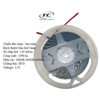 Led dây dán thanh nhôm 2835 120led/m