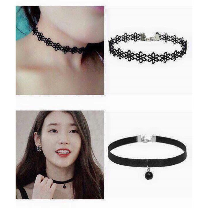 Bộ vòng cổ choker 12 món