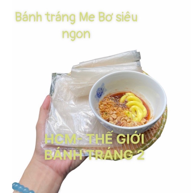 200g bơ vàng nguyên chất dùng chung bánh tráng bơ, me bơ, trộn.