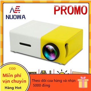 Nuowa máy chiếu đa phương tiện di động yg300 hd 1080p