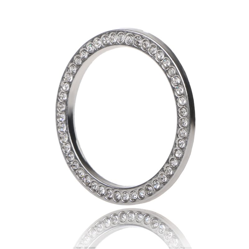 Logo Đính Đá Lấp Lánh Trang Trí Nút Khởi Động Xe Hơi