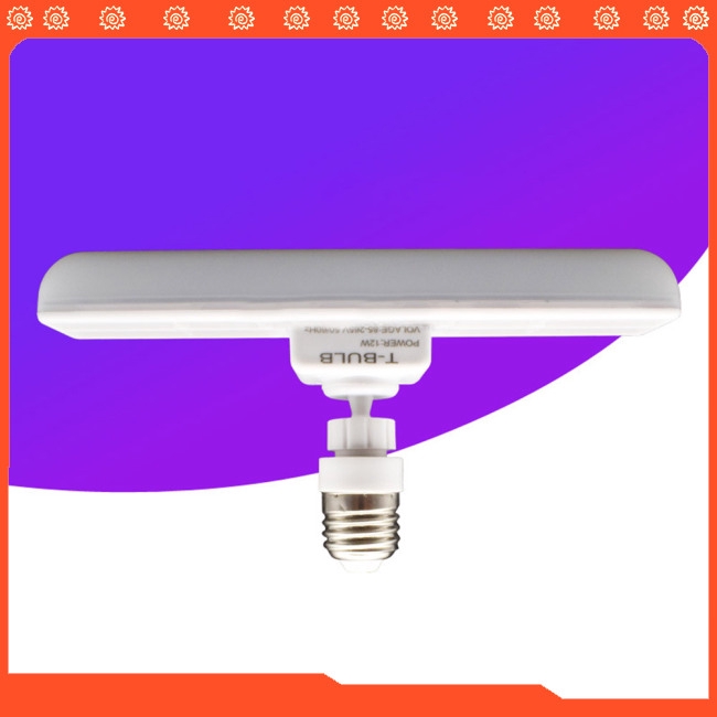 Bóng đèn LED hình chữ T màu trắng E27 85-265V tiện lợi