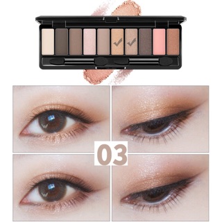 Bộ phấn mắt 10 màu Maycreate