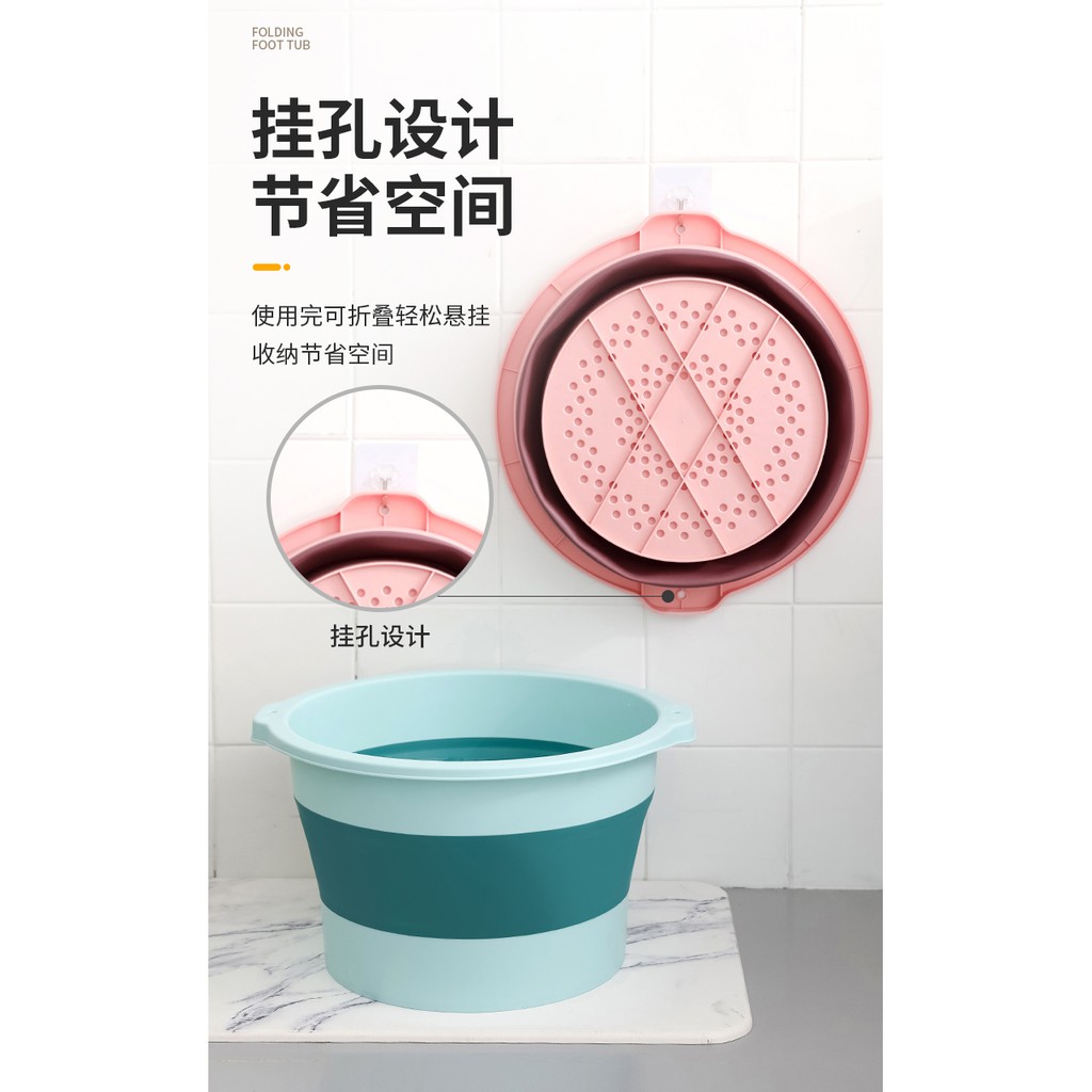 Bồn Ngâm Chân Bằng Nhựa Có Thể Gấp Gọn Tiện Dụng | BigBuy360 - bigbuy360.vn