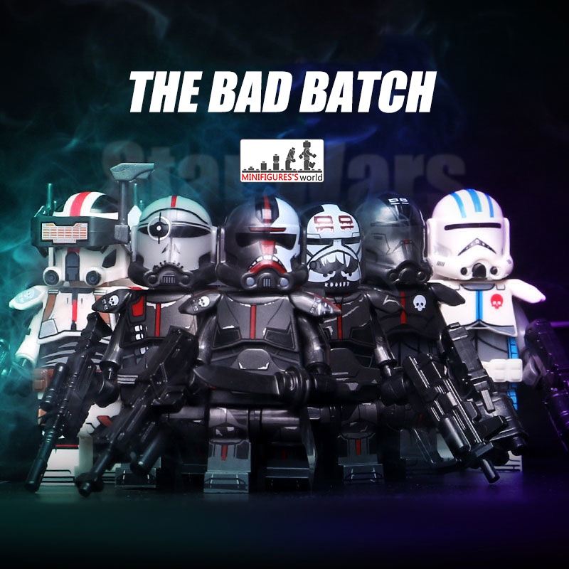 Bộ Đồ Chơi Xây Dựng Mini Cho Bé Đi Săn Trer Echo Star Wars The Bad Batch Wfes Wre Chéo Tr1047