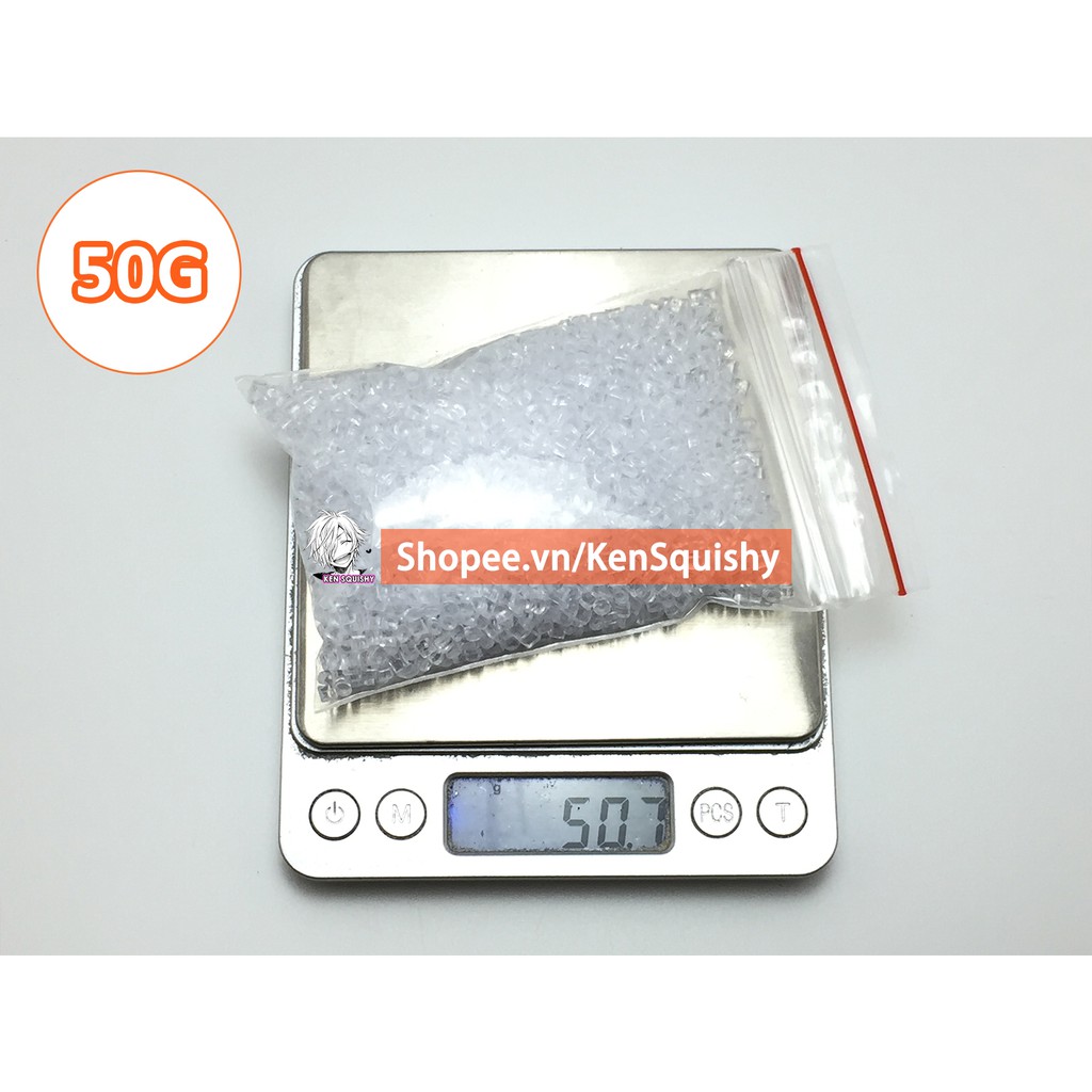 Hạt Nhựa Sugar 50Gram Nguyên Liệu Làm Slime