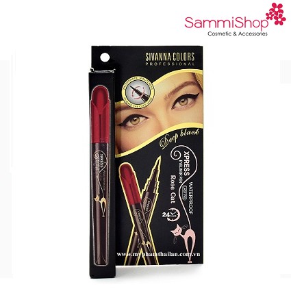 Kẻ mắt Sivanna colors xpress eyeliner pen (HF896) - black