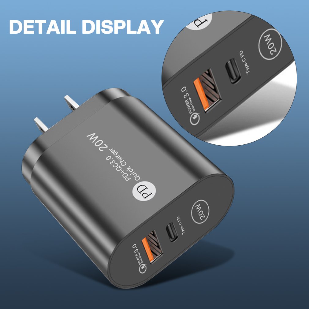 Củ Sạc Nhanh QC 3.0 20W Cổng USB PD