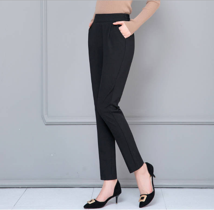 Quần Dài Mỏng Lưng Cao Co Giãn Tốt Thời Trang Xuân Hè Cho Nữ | BigBuy360 - bigbuy360.vn