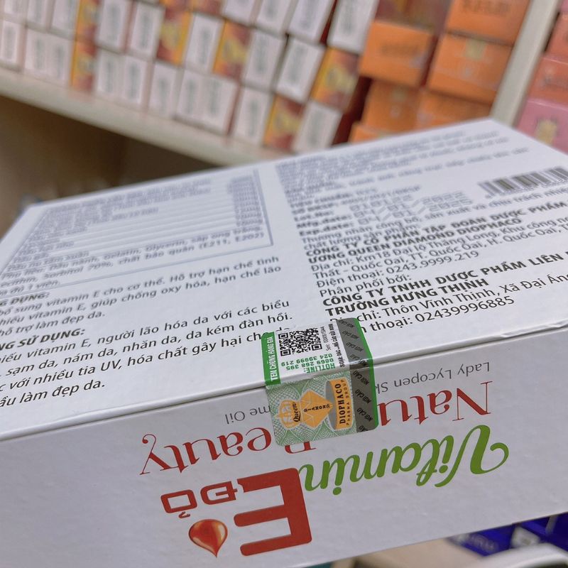 :Vitamin E Đỏ Natural Beauty .