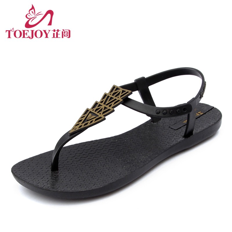 Giày Sandal Xỏ Ngón Phong Cách Retro Bohemian Dễ Phối Đồ