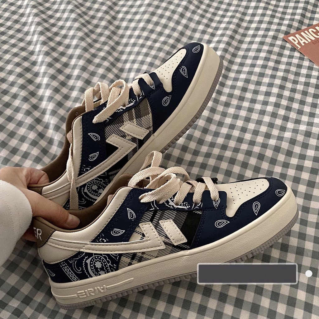 Giày Thể Thao Canvas Thoáng Khí Phong Cách Retro Nhật Bản Cho Nữ