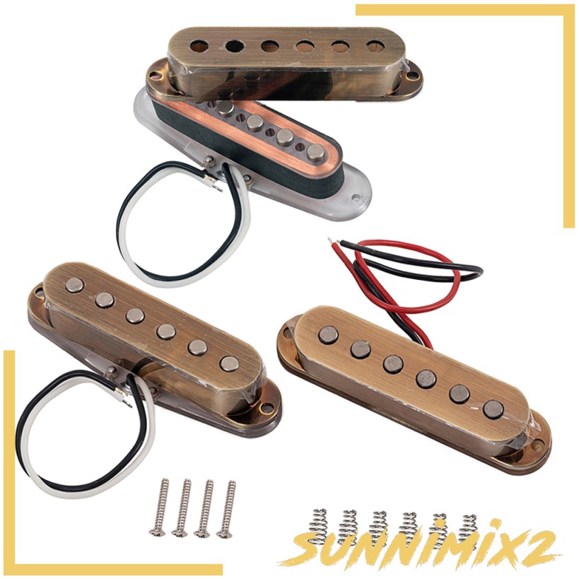 Bộ 3 Pickup Đơn Cho Đàn Guitar Điện Alnico 5 Pickup Sunnimix2