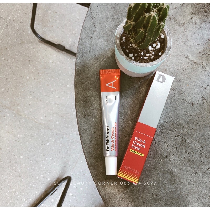KEM DƯỠNG VIT A (RETINAL 0,05%) DR DIFFIRENT