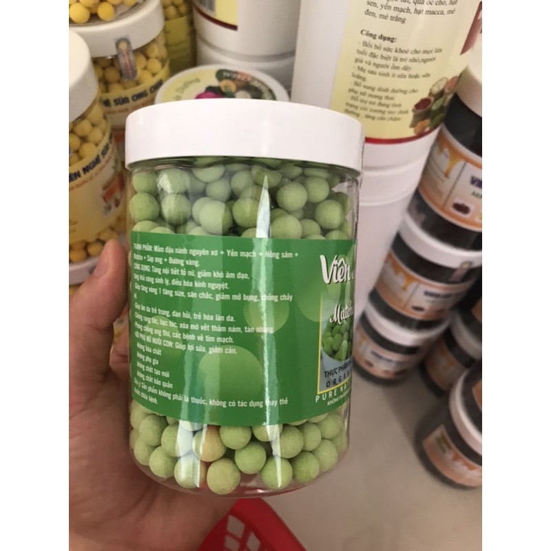 viên mầm matcha hồng sâm hộp 500g | BigBuy360 - bigbuy360.vn