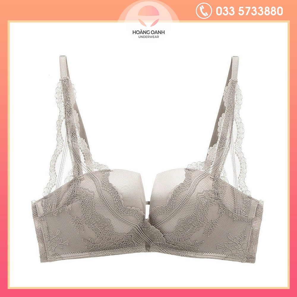 Áo ngực, áo lót Hoàng Oanh, áo chip nữ quả ngang mút mỏng - 852