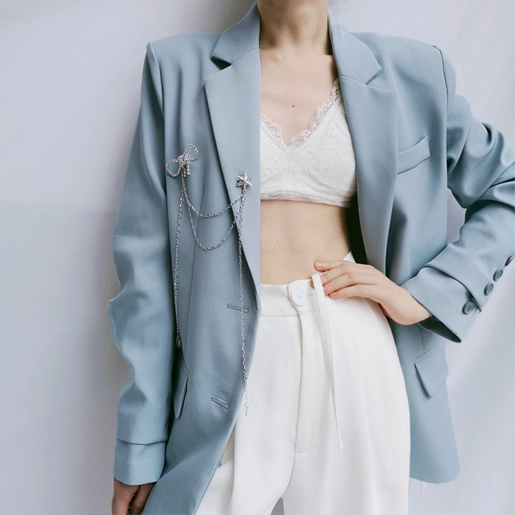 2W499.Áo blazer xuân thu thiết kế phiên bản Hàn Quốc