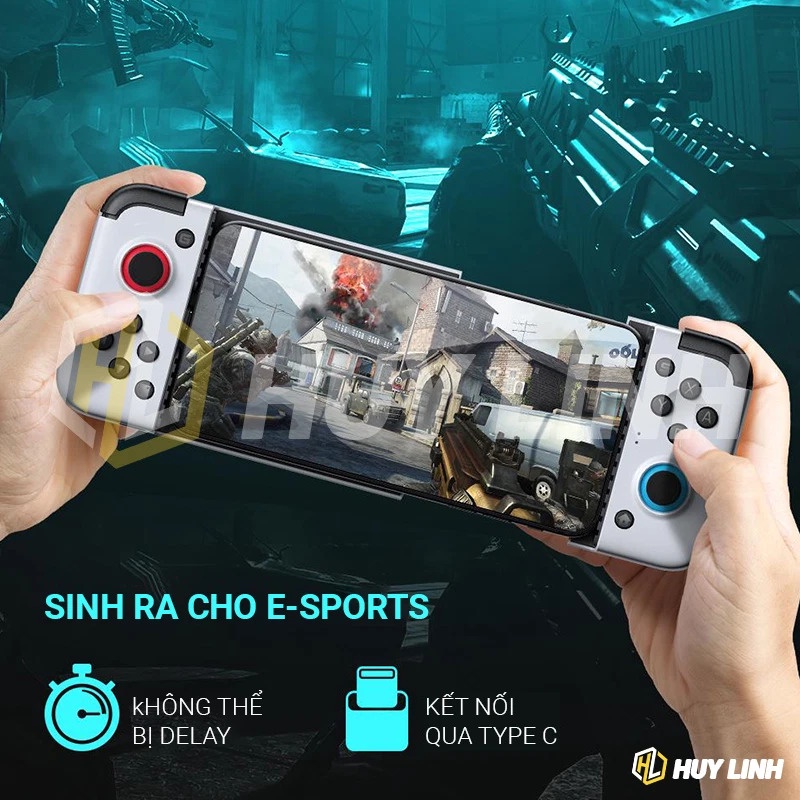 Tay cầm không dây Gamesir X2 Type-C Mobile Gaming Controller hỗ trợ Egg NS/Android