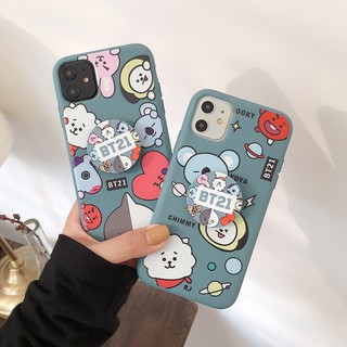 ỐP ĐIỆN THOẠI BT21 XANH DẺO CAO CẤP