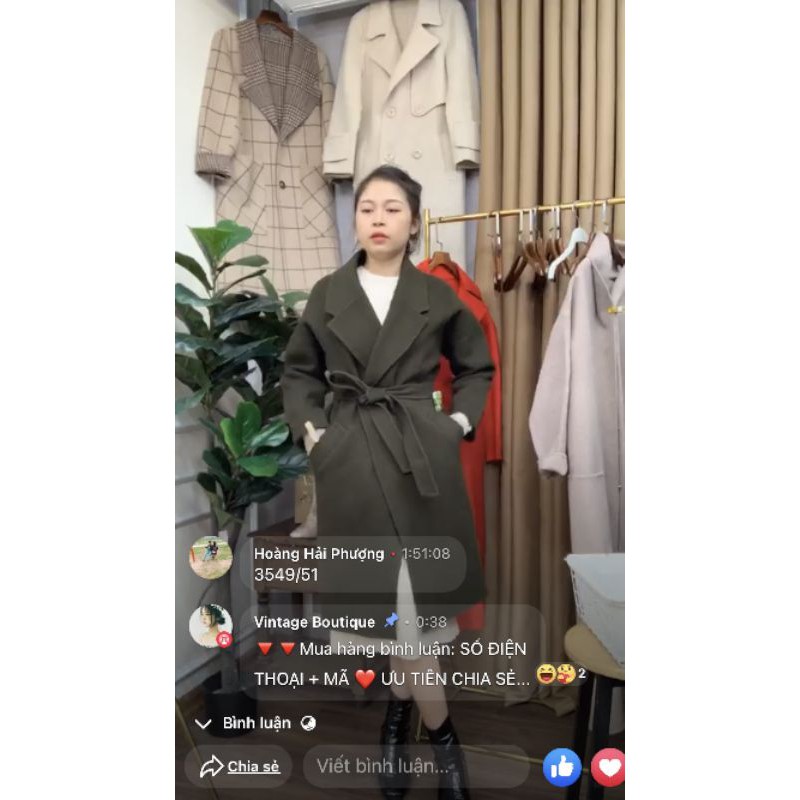 áo dạ handmade