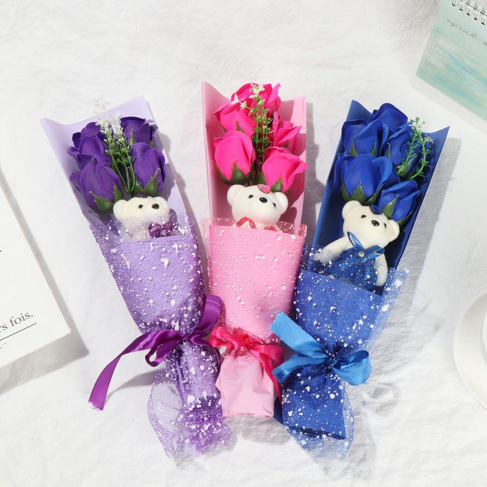 Xà Phòng Tắm Hương Hoa Hồng Hoạt Hình Lãng Mạn Sáng Tạo Trang Trí Nhà Cửa / Tiệc Cưới